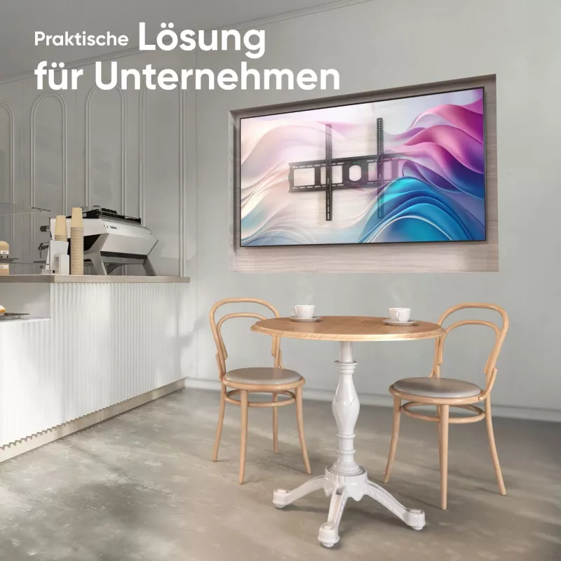 TV piederums sienas stiprinājums/55-100/MELNS UF4-B Onkron