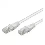 Wentronic Goobay CAT 6 komutācijas kabelis, U/UTP, balts, 10 m - CCA vara maisījums (68634)