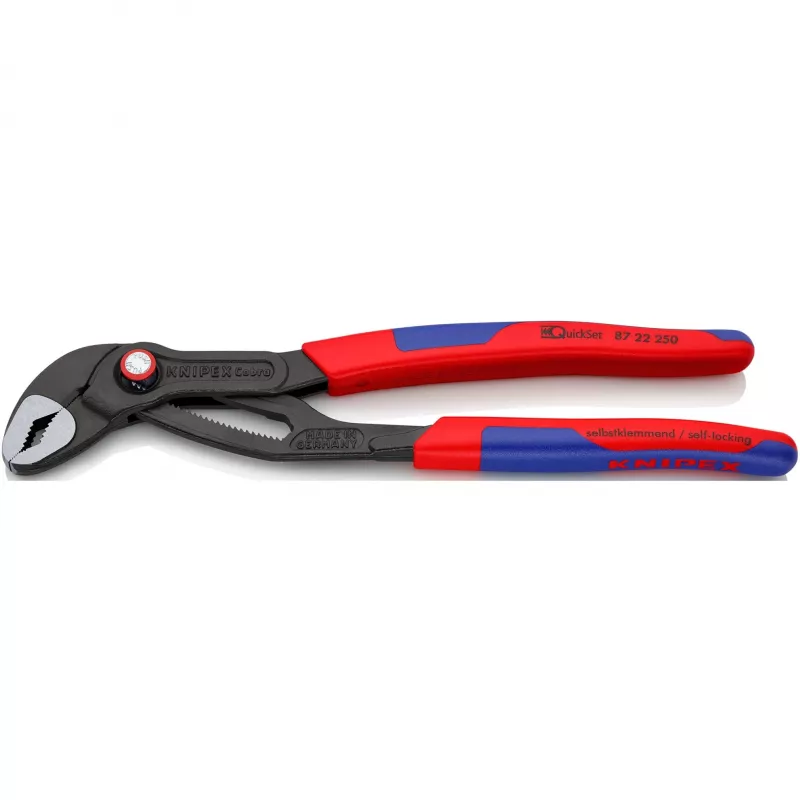Knipex 87 22 250 mēlītes-un-rievas knaibles (Cobra QuickSet)
