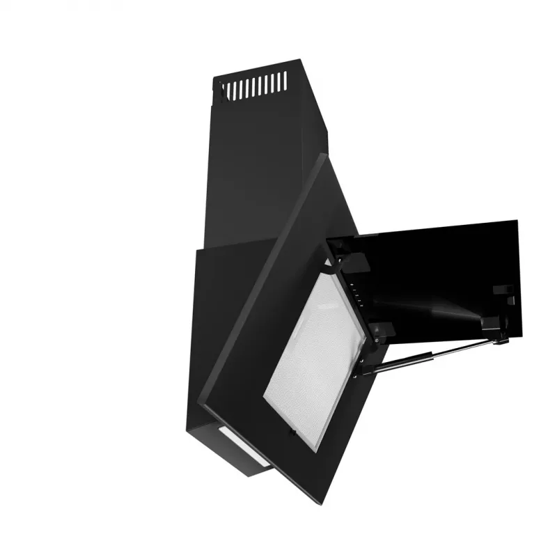 Skursteņa virtuves nosūcējs AKPO WK-4 NERO 2.0 50, 500 mm, maks. 300 m³/h, LED, T300 ogles filtrs