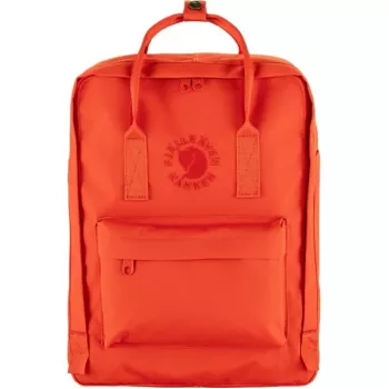 Mugursoma Fjällräven Re-Kånken oranža Pārstrādāts poliesters 270x130x380mm
