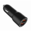 Auto mobilo ierīču lādētājs Gembird TA-UC-A2QC36-CAR-01, 36 W, 12–24 V, cigarešu aizdedzinātāja ligzda, melns