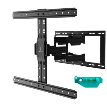 TV sienas stiprinājums ONKRON SM6L-B 32–90 collu televizoriem, melns, fiksēts noliecams, universāla VESA saderība