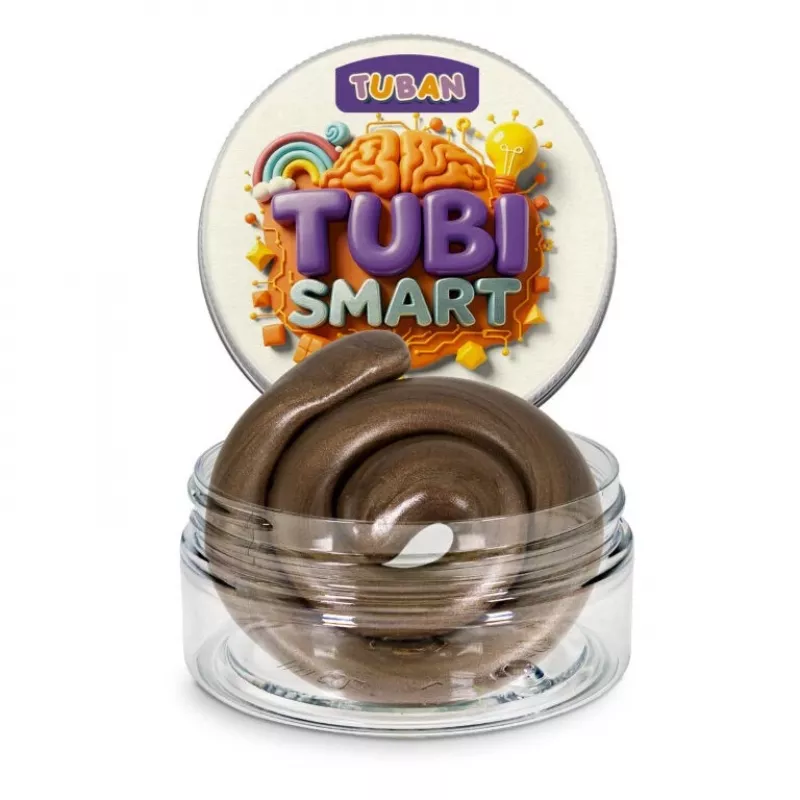 Modelējamā masa TUBAN TUBI SMART – UPS! 50 g, brūna, bērniem, 95×35×165 mm
