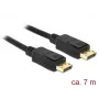 DisplayPort kabelis DeLOCK 84860 7 m melns