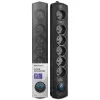 Pārsprieguma aizsargs Qoltec 50112 Melns 6 maiņstrāvas rozetes 230V 3m