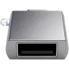 Satechi USB-C adapteris uz USB 3.0 Space Gray – cēls dizains un augsta kvalitāte – kompakts dizains – – – (179979)