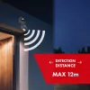 Maclean MCE25 GR sienas kustības un krēslas sensors, 180°, 1200W, pelēks
