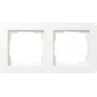 Sienas plāksnes rāmis Gira E1 2-vietīgs pārsega rāmis, krāsa Pure balta (modelis 0212150)