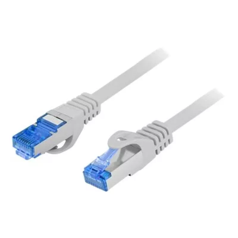 tīkla kabelis LANBERG Cat6a S/FTP PCF6A-10CC-0300-S RJ-45 3 m pelēka, LSZH, 500 MHz, CCA, Ø6 mm