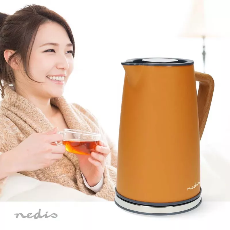 Elektriskā tējkanna Nedis KAWK510EOR 1.7 L 2200 W Oranža