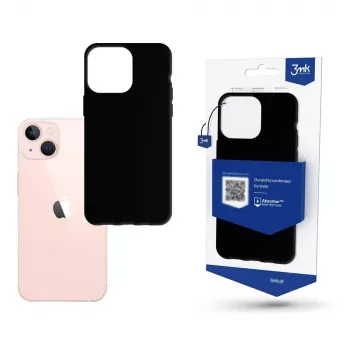 Mobilā tālruņa apvalks 3MK Matt vāciņš Apple iPhone 14, TPU, piemērots 6,1 collu (15,5 cm), melns