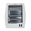 Kvarca elektriskais telpu sildītājs ESPERANZA EHH010 400W/800W, balts, 1,2 m vads, pogas, regulējams termostats