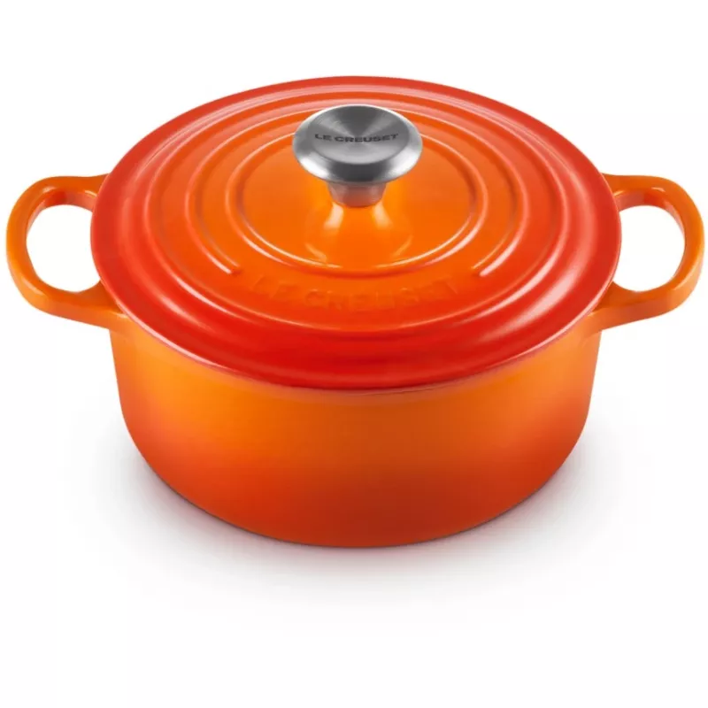 Le Creuset Signature apaļais cepamtrauks 18 cm vulkāniskais
