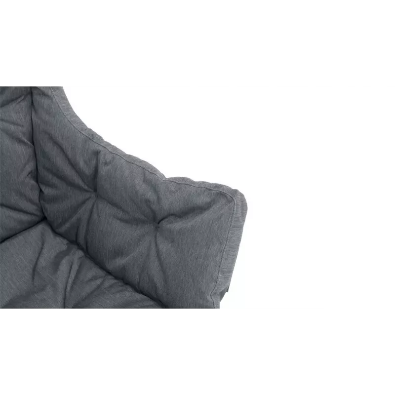 Kempinga krēsls Outwell 470474 — 4 kāju saliekamais krēsls, maksimālā slodze 150 kg, melns/pelēks