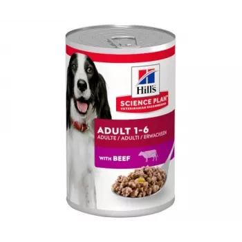 HILL'S Science Plan Canine Adult Beef - mitrā suņu barība - 370 g