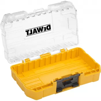 Darbarīku kaste DeWalt DT70801 maza ToughCase pārnēsājama glabātuve ar drošiem aizdariem