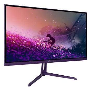 Monitor Arozzi Nova 24 collas (60,5 cm) Full HD 1920×1080 LED 1 ms 16:9 178° VESA purpursarkans ar skaļruņiem