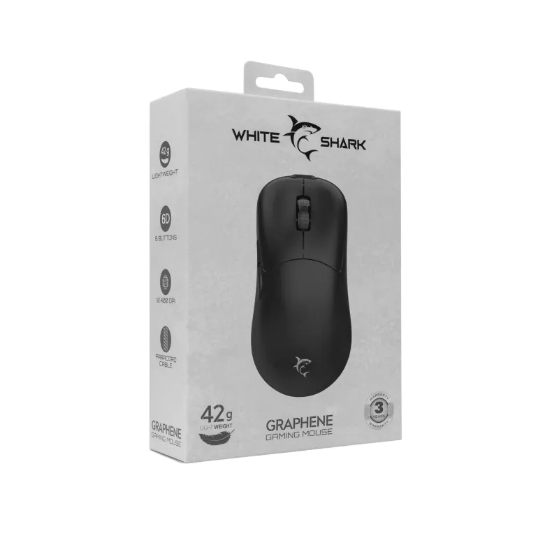 Pele White Shark GM-5014 Graphene melna USB