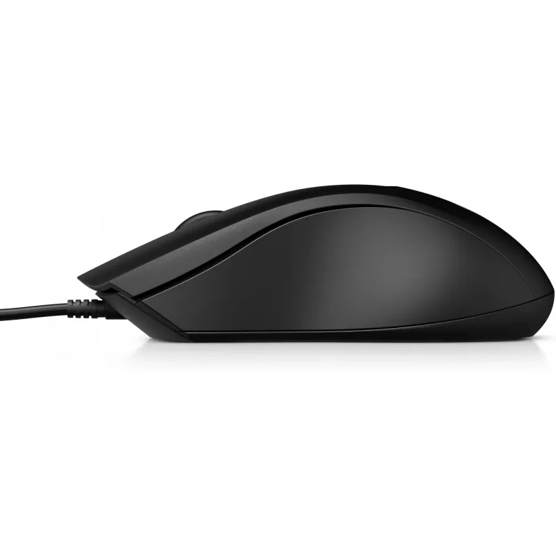 HP vadu pele 105, piemērota abām rokām, optiska, USB Type-A, 1600 DPI, melna