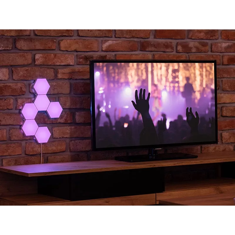 Padziļināti montējams RGB LED panelis TRACER Smart Hexagon Tracer 47256 Ambience TRAOSW47256