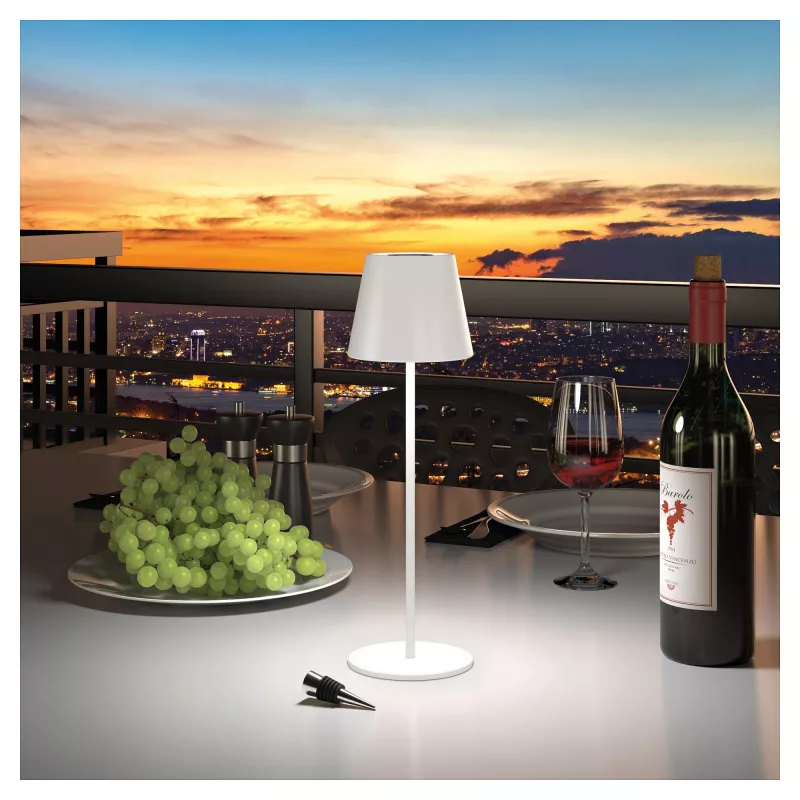 LED galda lampa RealPower TableLight 360 RGB 3W IP44 1800mAh