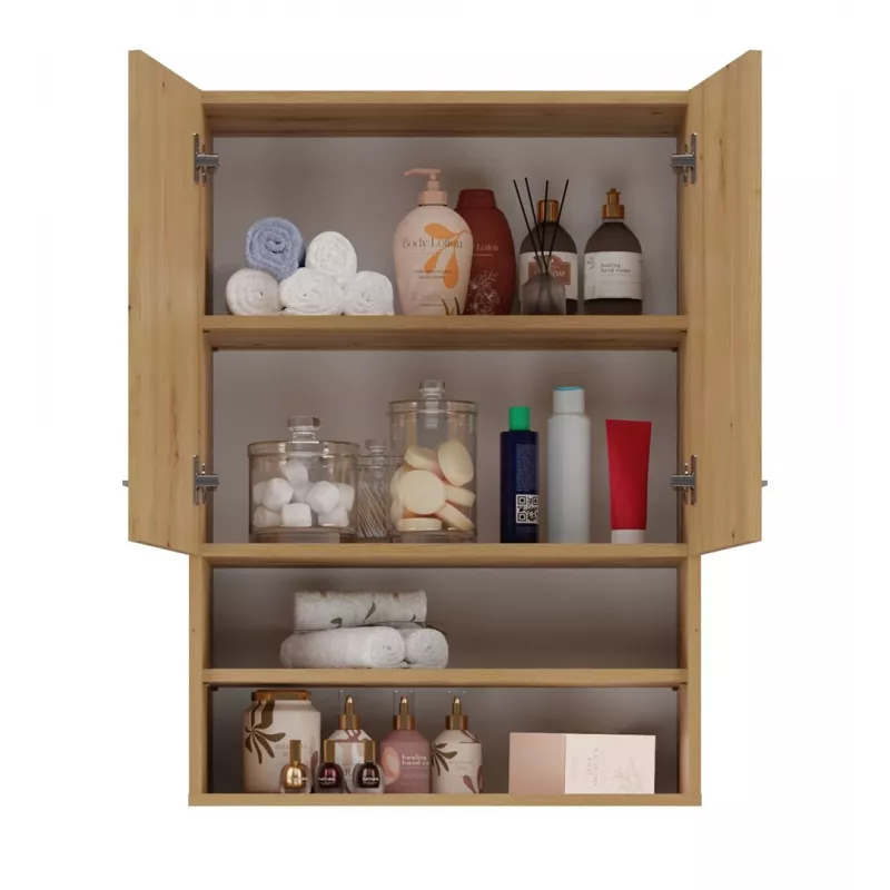 Topeshop POLA MINI DK ARTISAN vannas istabas uzglabāšanas skapītis Ozols