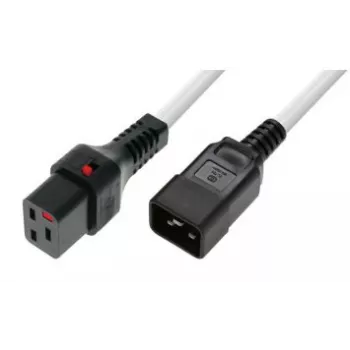 Microconnect MC-C19C20LOCK-2M-W kabelis ar bloķēšanu C19 uz C20 2m