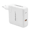 Qoltec GaN lādētājs FAST 108W | 5-20V | 3-4.7A | USB C | Balts