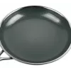 Cepamā panna KOHERSEN NX CERAMIC 24 cm, nerūsējošā tērauda korpuss, NX CERAMIC nepiedegošs pārklājums, piemērota indukcijai, ar vāku