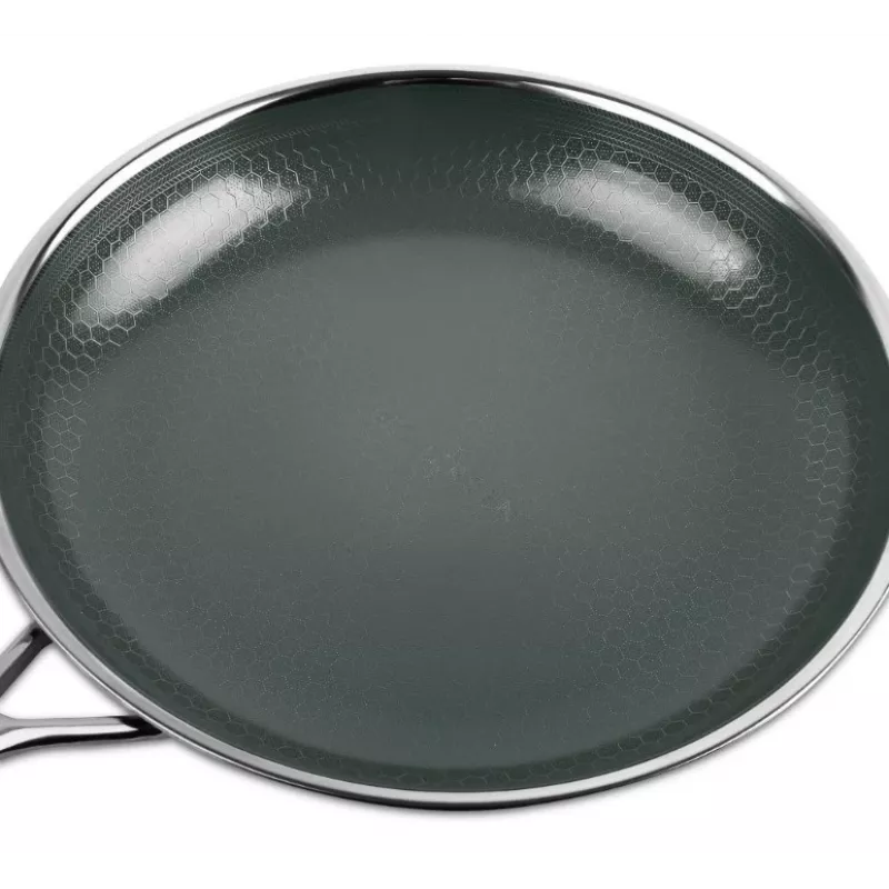 Cepamā panna KOHERSEN NX CERAMIC 24 cm, nerūsējošā tērauda korpuss, NX CERAMIC nepiedegošs pārklājums, piemērota indukcijai, ar vāku