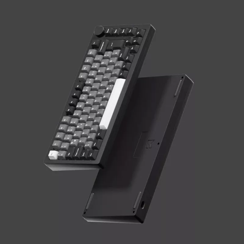 Mehāniskā spēļu tastatūra AKKO MonsGeek M1W SP rozā un baltā krāsā, bezvadu, RGB, V3 Piano Pro slēdži