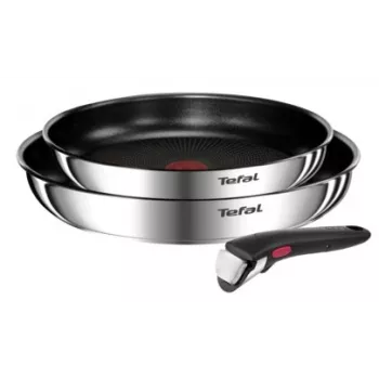 Tefal Ingenio Emotion L897S374 3 daļu pannu komplekts, 24/28 cm ar noņemamu rokturi