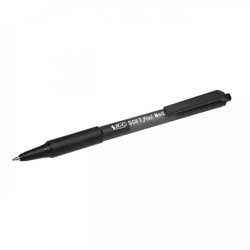 BIC lodīšu pildspalvas SOFTFEEL CLIC 1.0 mm, melna, 1 gab. 914360