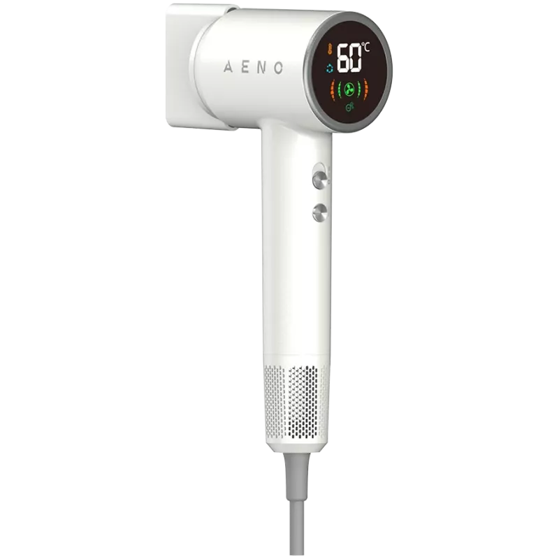 Ātrgaitas matu žāvētājs, 220V-240V~50-60Hz, 1500W, jonizators, LCD, 6+ cirkulācijas režīmi, 110000 RPM, mazāk par 75dB