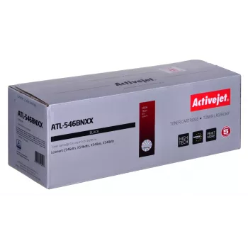 tonera kasete ActiveJet ATL-546BNXX melns, saderīgs ar Lexmark, 8000 lapas, viens iepakojums