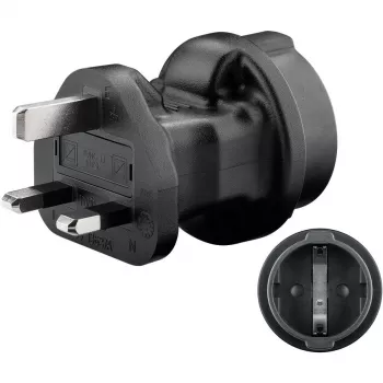Tīkla adapteris Goobay 95307 Melns UK