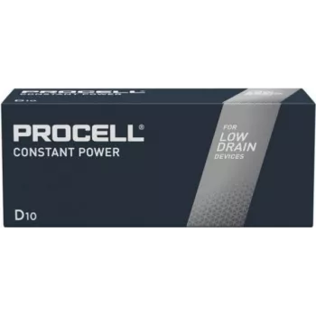 Baterija Duracell MN1300 Procell Constant D (LR20) sārma elements, iepakojumā vismaz 10 gab.