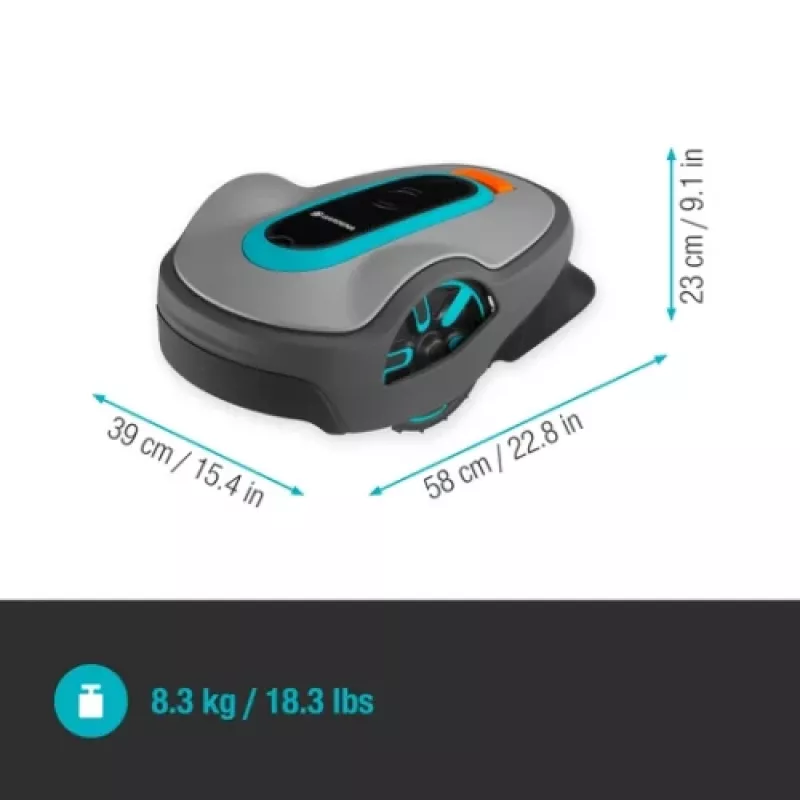 Gardena 15108-35 SILENO life 1500 m² robotizētais zāles pļāvējs