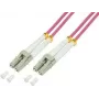 LogiLink FP4LC11 optiskās šķiedras kabelis 100 m OM4 rozā (FP4LC11)