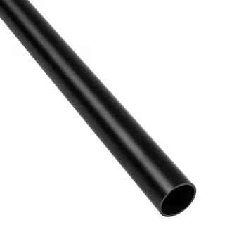 Cieta caurule 14 mm AD, 500 mm — BitsPower Bitspower None Chamfer Brass, ogles melna