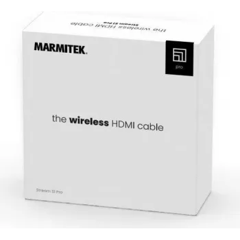 Bezvadu HDMI kabelis Marmitek Stream S1 Pro 4K 60Hz – bezvadu HDMI paplašinātājs, diapazons līdz 30 m
