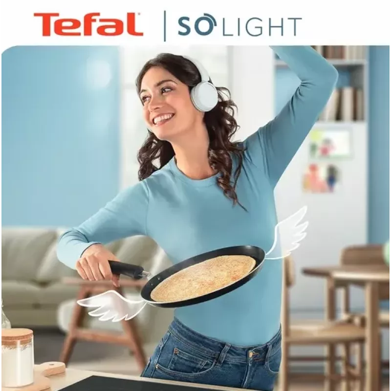 Pankūku panna Tefal H0563842 ar nepiedegošu pārklājumu, izturīga, apaļa 24 cm