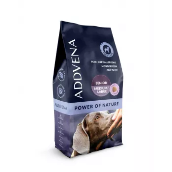 ADDVENA Power of Nature Senior Medium/Large Lamb - sausā suņu barība - 10kg