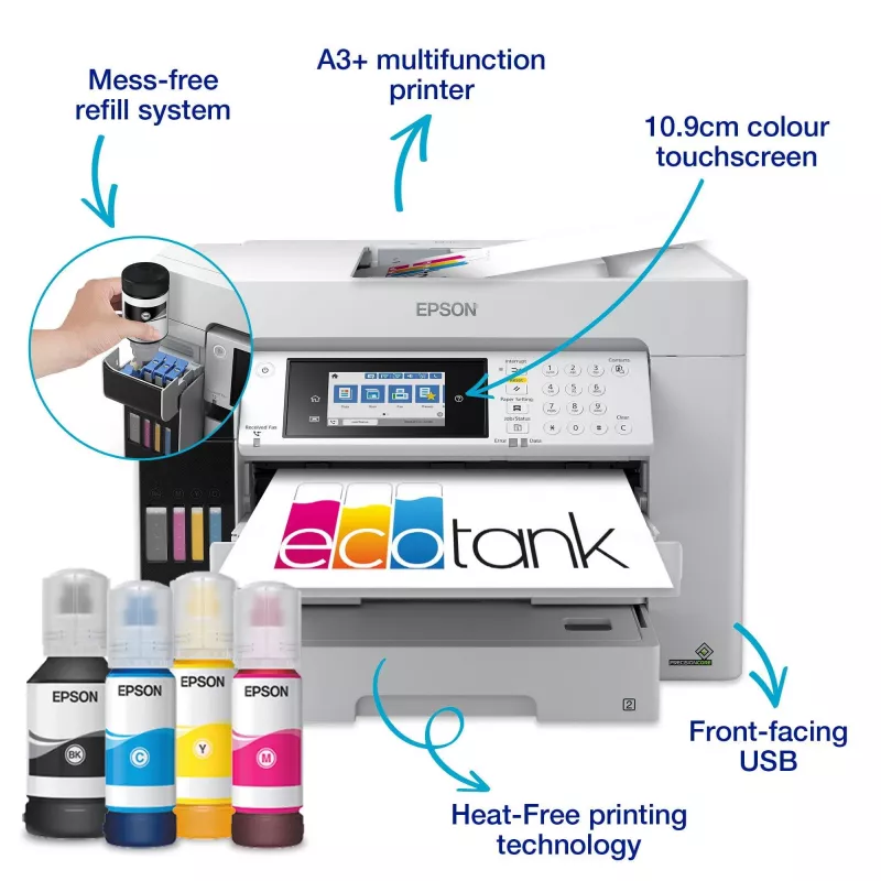 Epson EcoTank Pro ET-16685 tintes printeris A3 4800 x 1200 DPI 25 lpp/min Wi-Fi