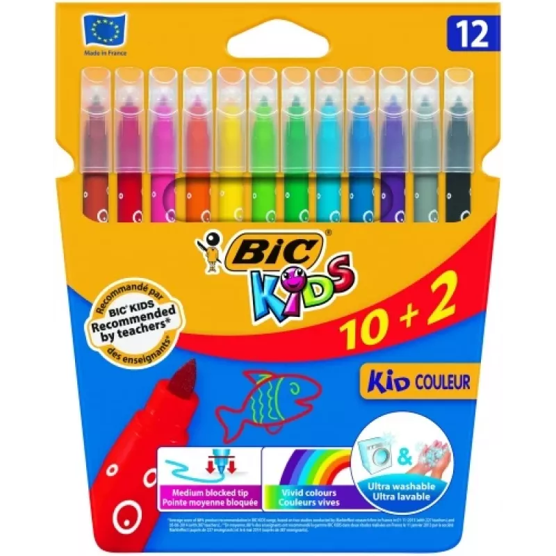 BIC flomāsteri CF KID750 12 krāsas 9202937