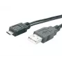 USB kabelis MediaRange MRCS138 1,2 m USB A Mikro-USB B melns