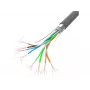 Tīkla kabelis LANBERG LCF5-11CC-0305-S Cat5e F/UTP, 24 AWG CCA, 305 m, pelēks