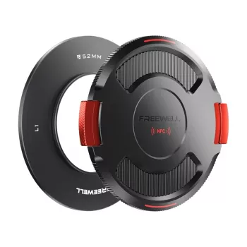 Objektīva bāzes gredzens Freewell FW-L1-BL52 52mm ar vāku Real Locking VND sistēmai