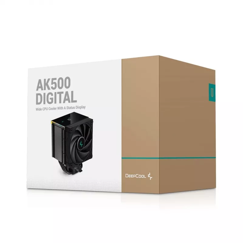 Gaisa dzesētājs DeepCool AK500 Digital 12 cm Melns 2,19 mmH2O